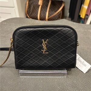 Saint Laurent YSL Gaby mini black gold crossbody bag NWT 🖤🖤🖤